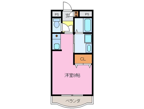 伊勢中川駅 徒歩5分 2階の物件間取画像